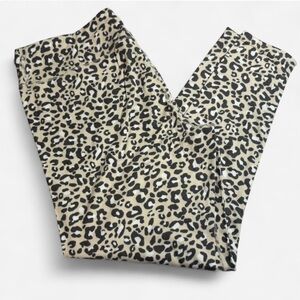 Simply Threads Leopard Print Leggings Size 1X